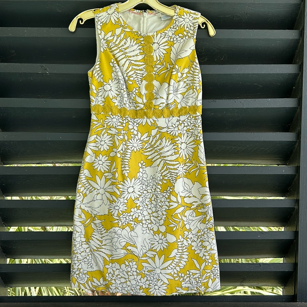 Boden Classic Shift/Sheath Floral Dress
